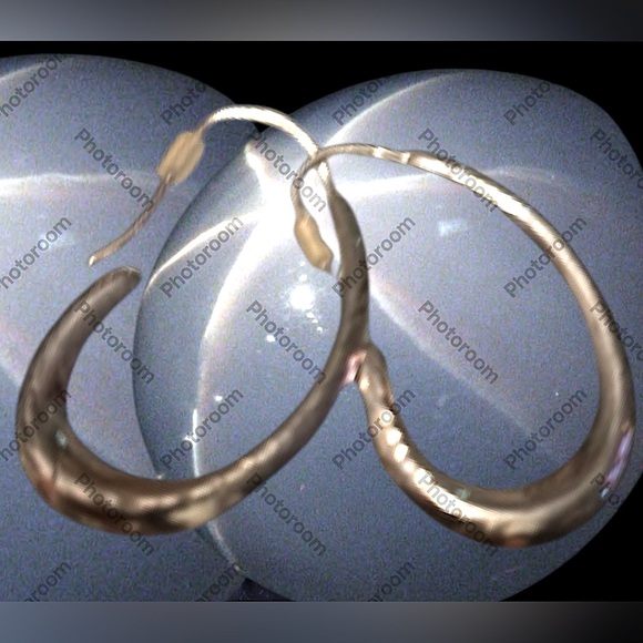 Vintage Etched Sterling Silver Earrings & bonus studs - Picture 2 of 9